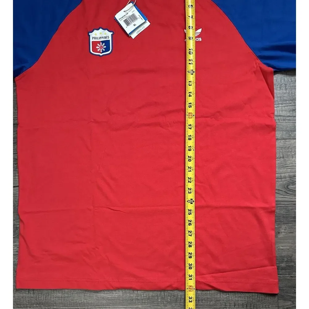 RARE‎ - Adidas ORIGINALS Philippines Red Blue Shirt Loose Fit Size XL